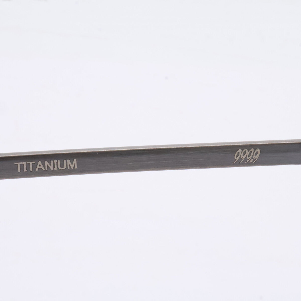 999.9 フォーナインズ 【新品同様】S-955T 4 TITANIUM クラウンパントシェイプ アイウェア 眼鏡