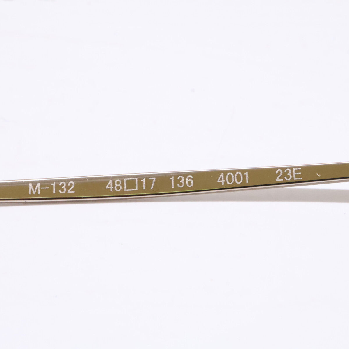 999.9 フォーナインズ 【新品同様】M-132 4001 ミックスフレーム オーバルシェイプ アイウェア 眼鏡