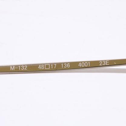 999.9 フォーナインズ 【新品同様】M-132 4001 ミックスフレーム オーバルシェイプ アイウェア 眼鏡