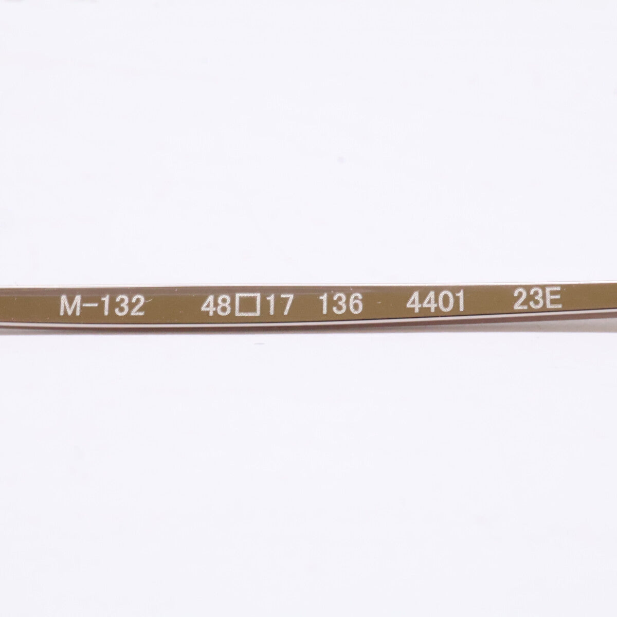 999.9 フォーナインズ 【新品同様】M-132 4401 ミックスフレーム オーバルシェイプ アイウェア 眼鏡