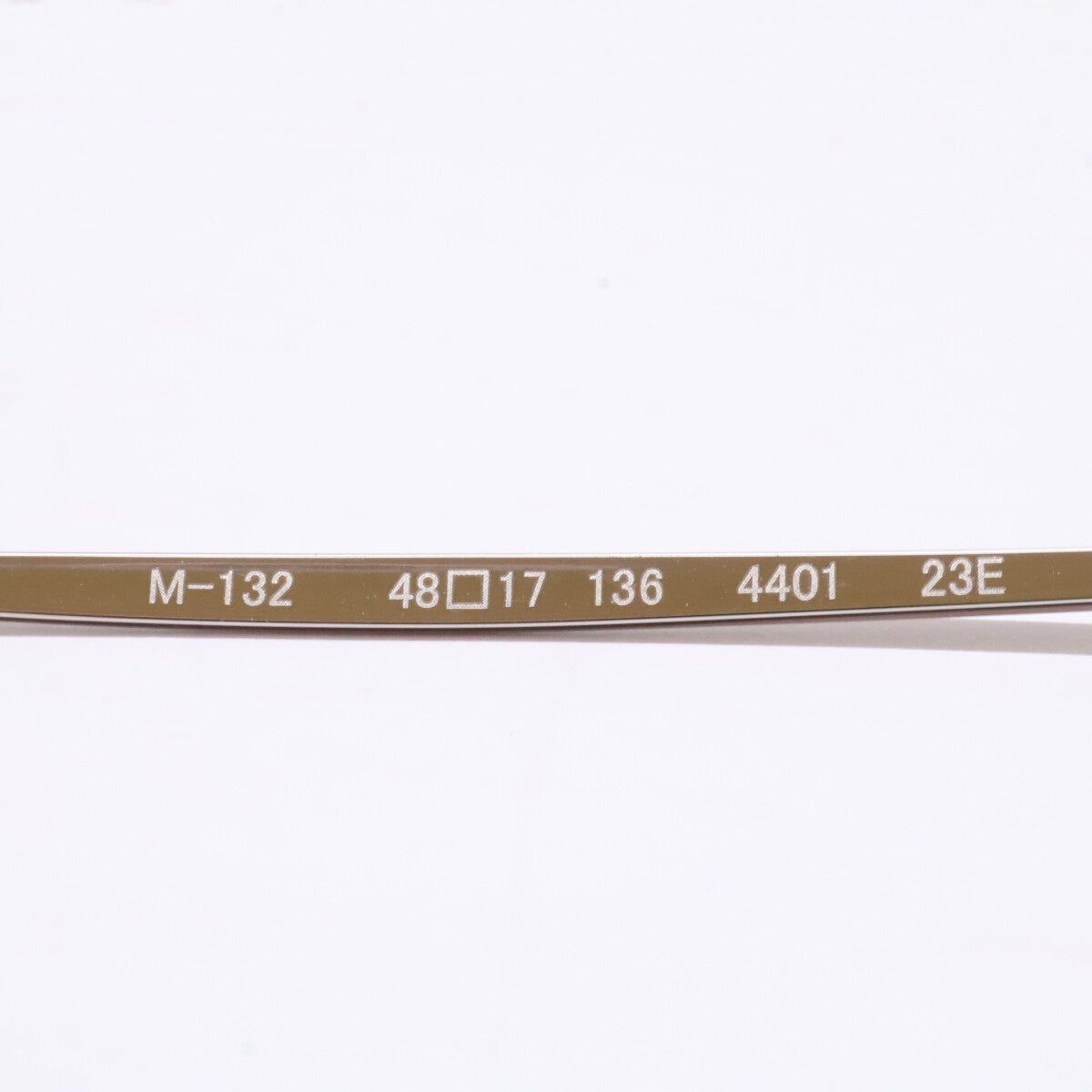 999.9 フォーナインズ 【新品同様】M-132 4401 ミックスフレーム オーバルシェイプ アイウェア 眼鏡