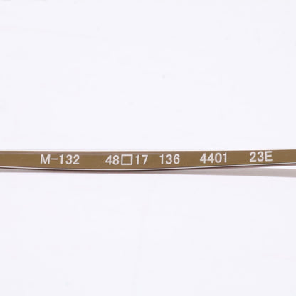 999.9 フォーナインズ 【新品同様】M-132 4401 ミックスフレーム オーバルシェイプ アイウェア 眼鏡