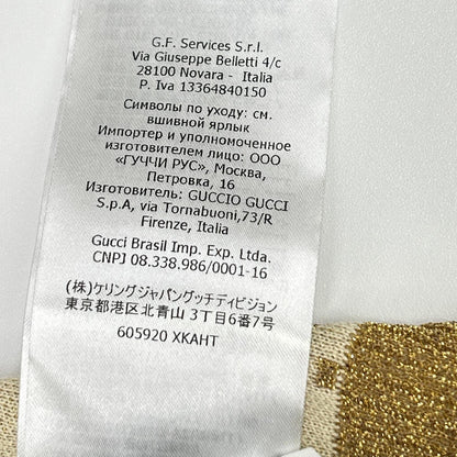 GUCCI グッチ 【美品/国内正規】605920XKAHT インターロッキングG ショートスリーブ ニットセーター トップス