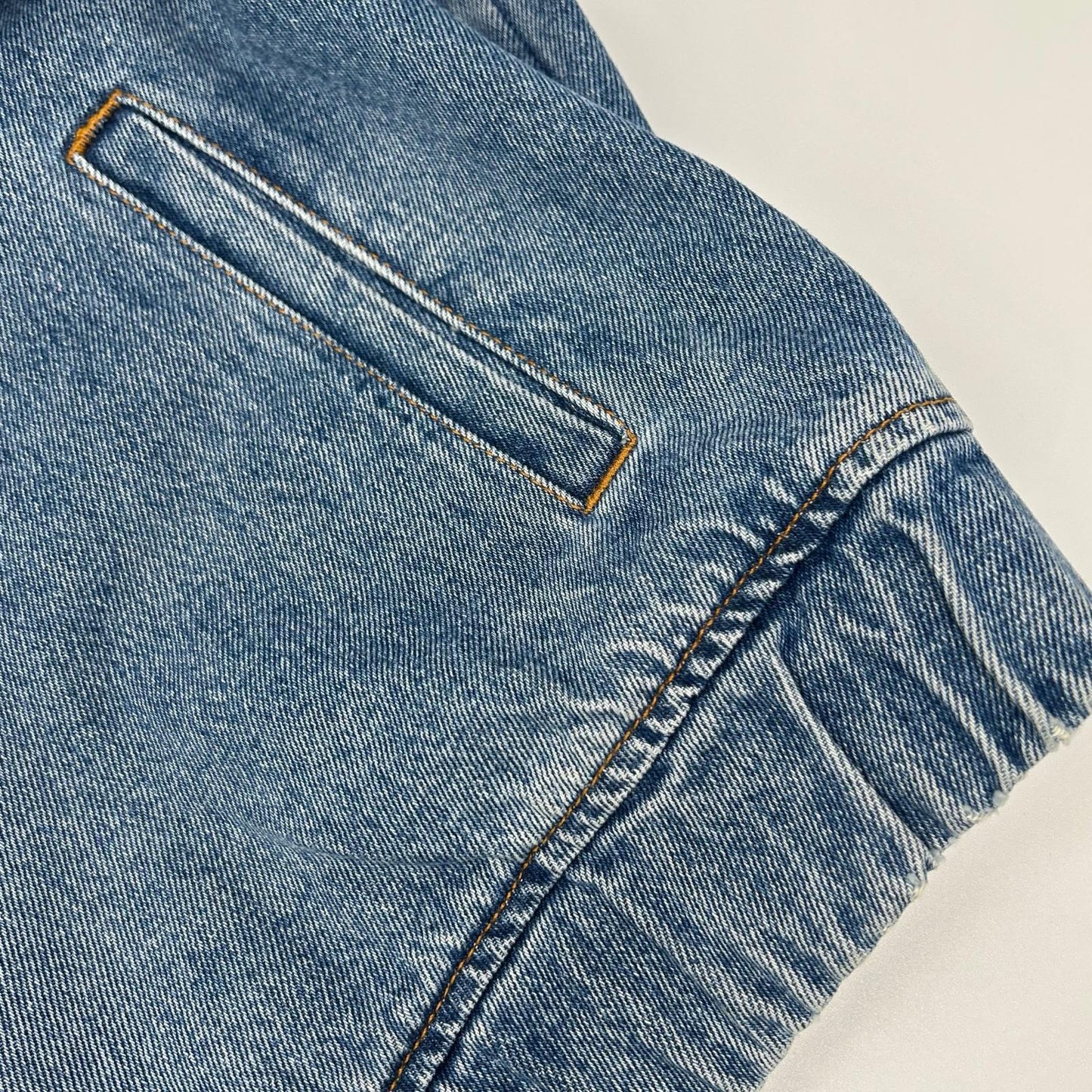 MSGM エムエスジーエム 18AW 2541MDH44L インディゴ バックロゴ デニムブルゾン ジャケット