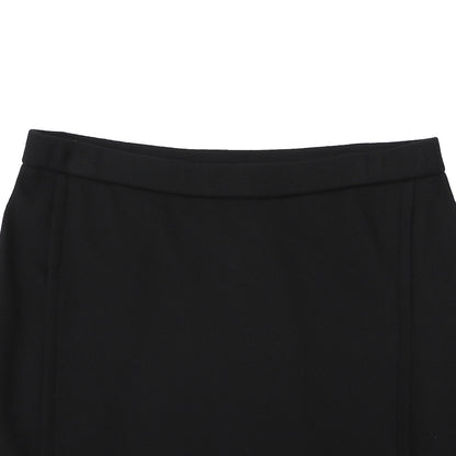 Helmut Lang ヘルムートラング ウール フロントスリット ヘンケイスカート レディース ブラック M 16-7307530-050-904 スカート