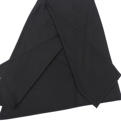 Helmut Lang ヘルムートラング ウール フロントスリット ヘンケイスカート レディース ブラック M 16-7307530-050-904 スカート