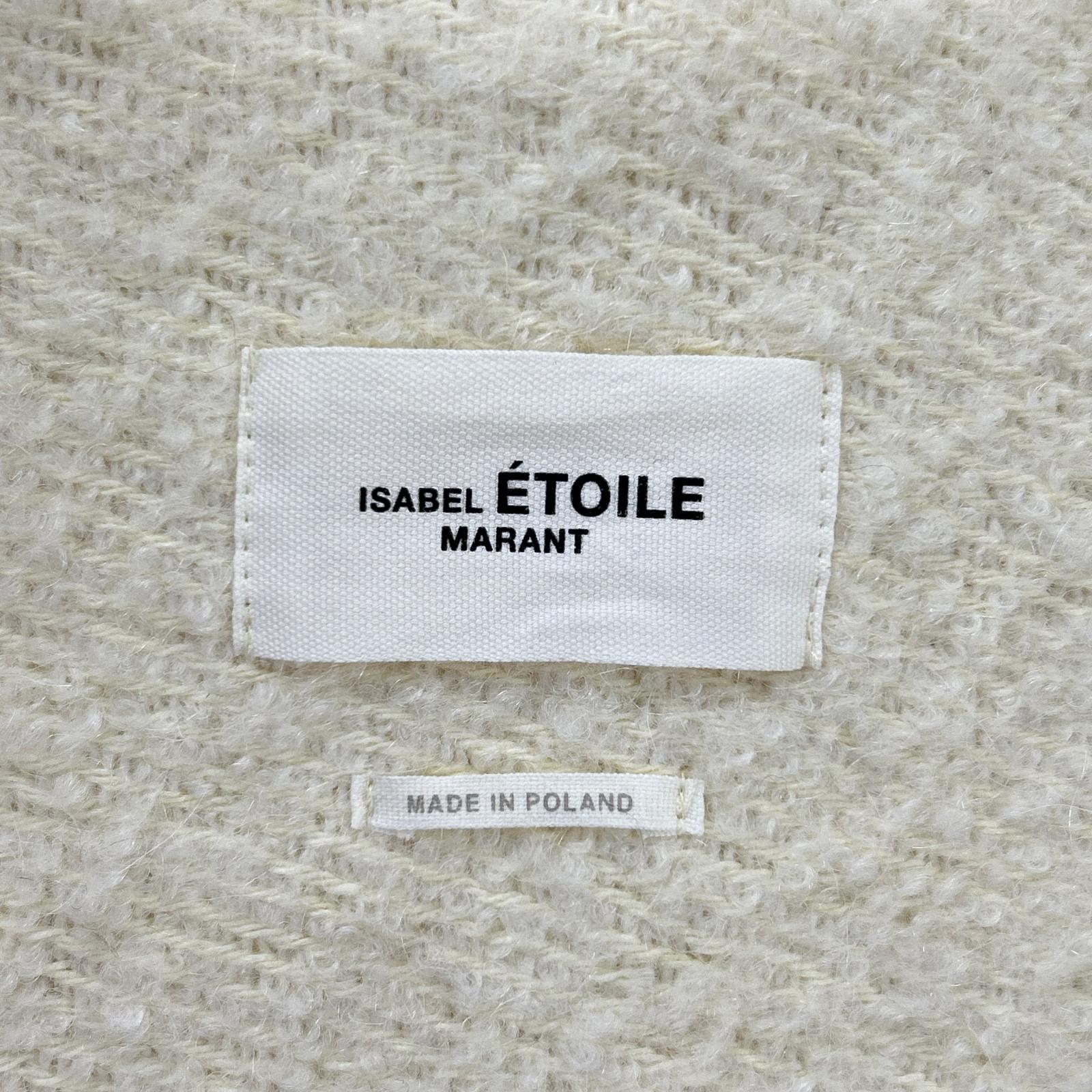 ISABEL MARANT ETOILE Isabel Marant Étoile 19A011E Ivory Wool-Alpaca DANTE Chesterfield Coat