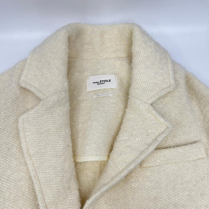 ISABEL MARANT ETOILE Isabel Marant Étoile 19A011E Ivory Wool-Alpaca DANTE Chesterfield Coat