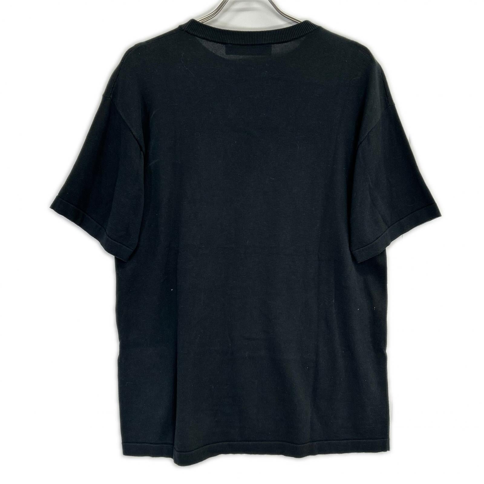 LOUIS VUITTON ルイヴィトン 【国内正規/23AW】RM232 AUR HPN83W コットンインタルシアクルーネック 半袖ニットセーター トップス