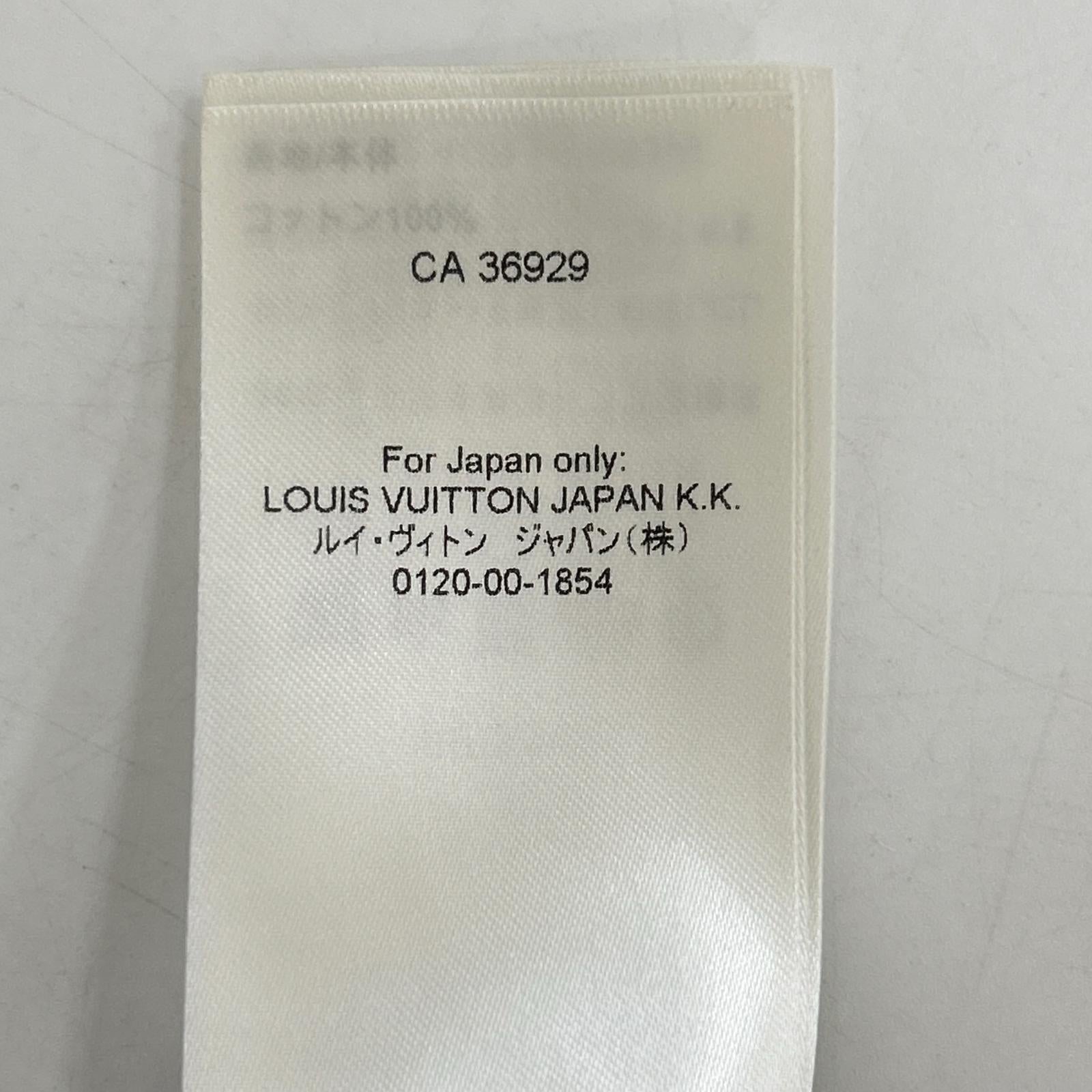 LOUIS VUITTON ルイヴィトン 【国内正規/23AW】RM232 AUR HPN83W コットンインタルシアクルーネック 半袖ニットセーター トップス