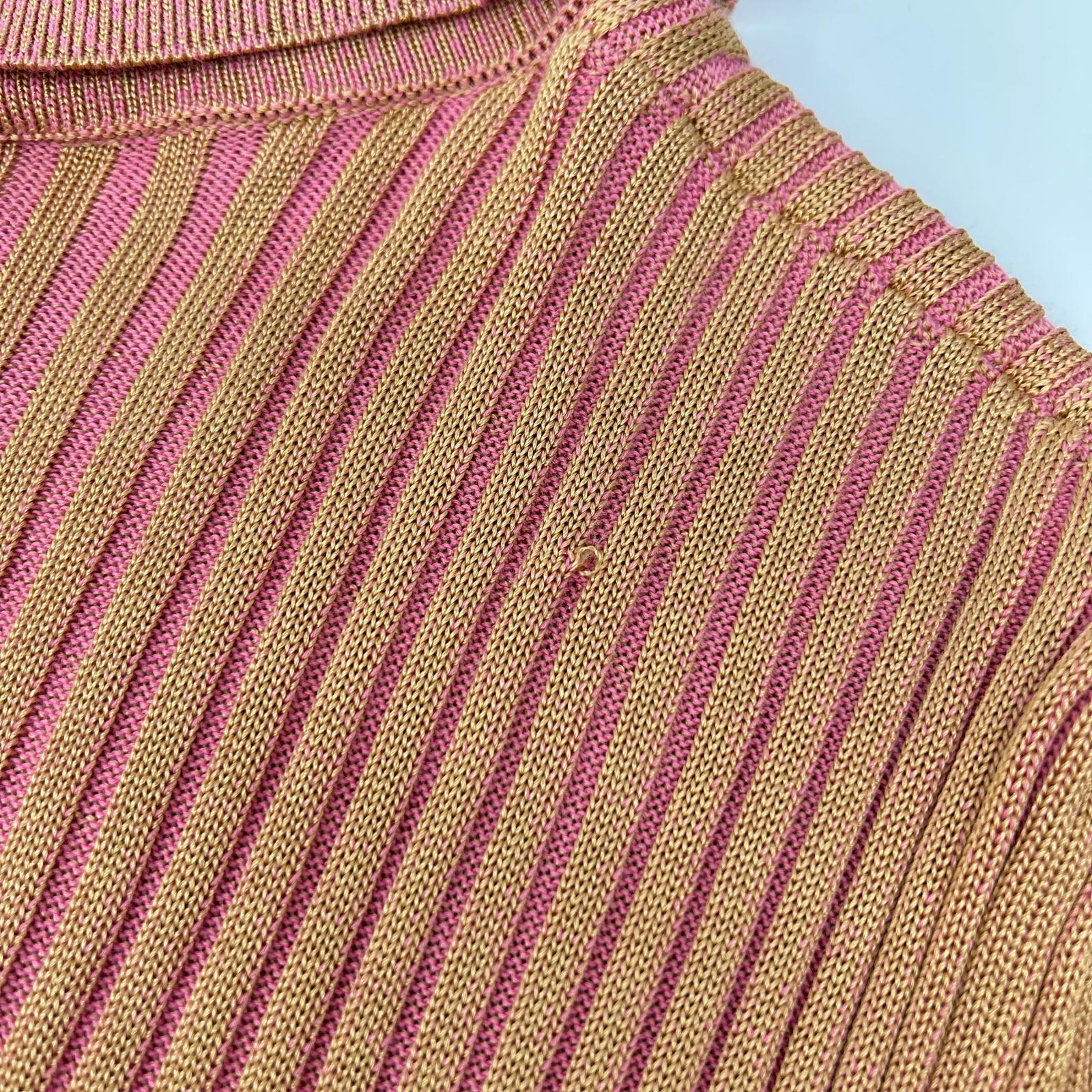 GUCCI グッチ 【美品/国内正規】706763 XKCDN LOVELIGHTコレクション リブニット 半袖ポロシャツ トップス