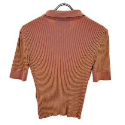 GUCCI グッチ 【美品/国内正規】706763 XKCDN LOVELIGHTコレクション リブニット 半袖ポロシャツ トップス