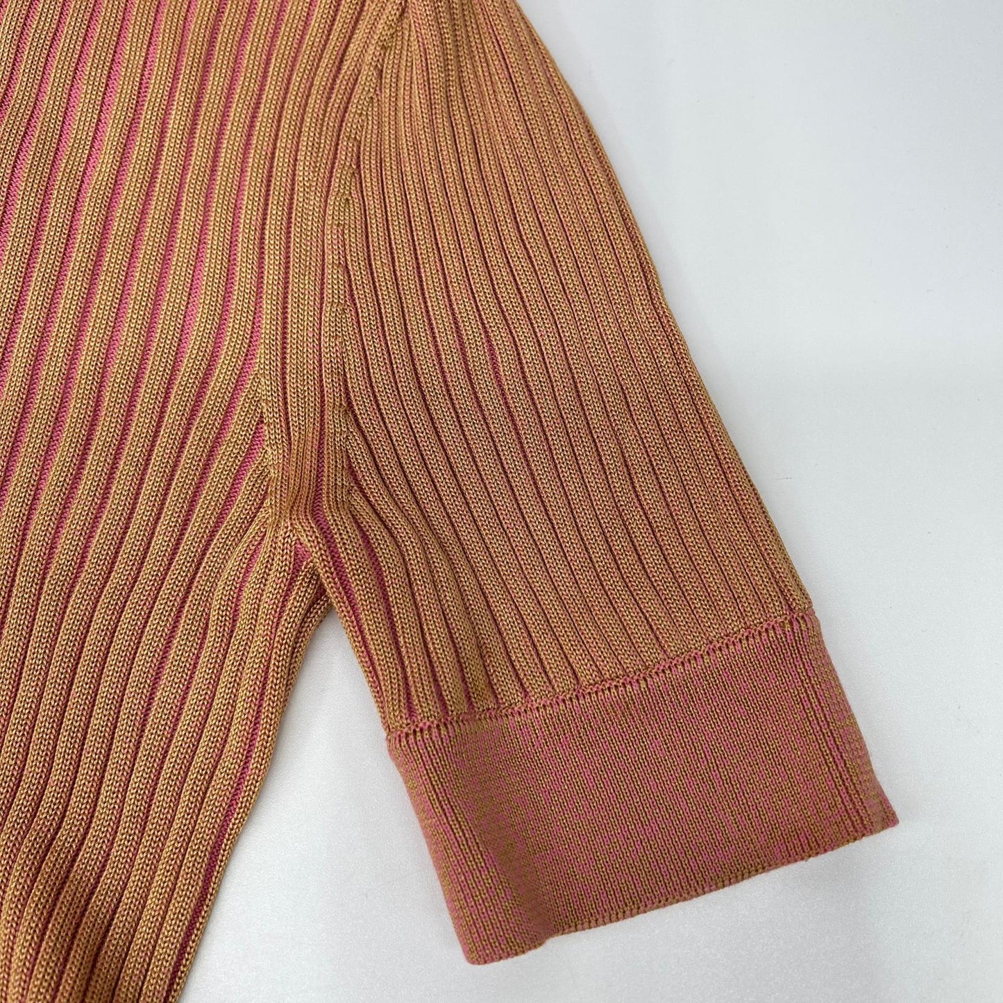 GUCCI グッチ 【美品/国内正規】706763 XKCDN LOVELIGHTコレクション リブニット 半袖ポロシャツ トップス
