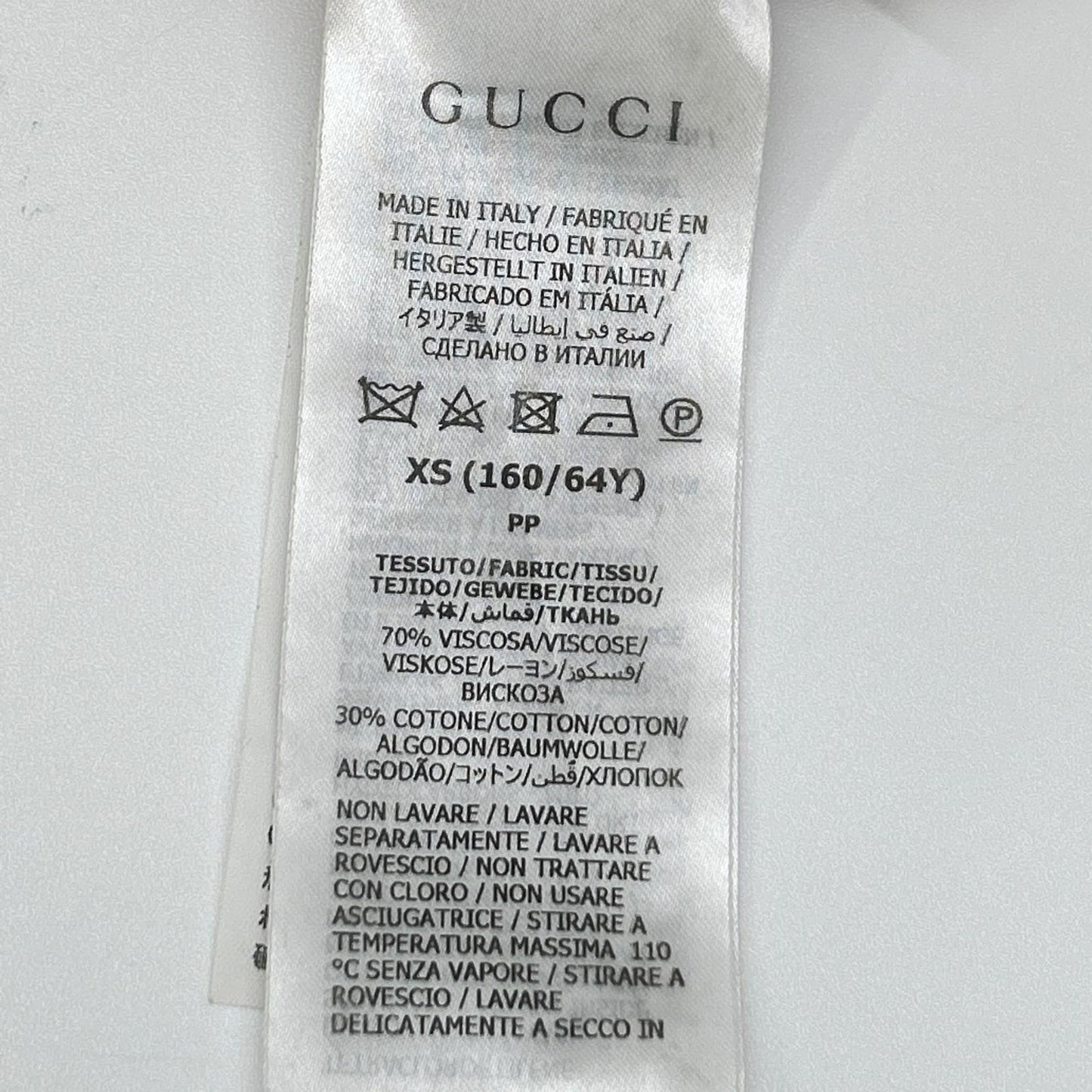 GUCCI グッチ 707738 XKCJC LOVELIGHT/ラブライト ベージュ×pinkレーヨン リブニットフレアミディスカート スカート