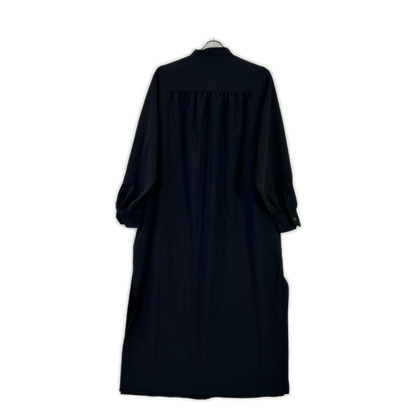 HYKE ハイク 23AW ブラック MAXI SHIRT DRESS ワンピース