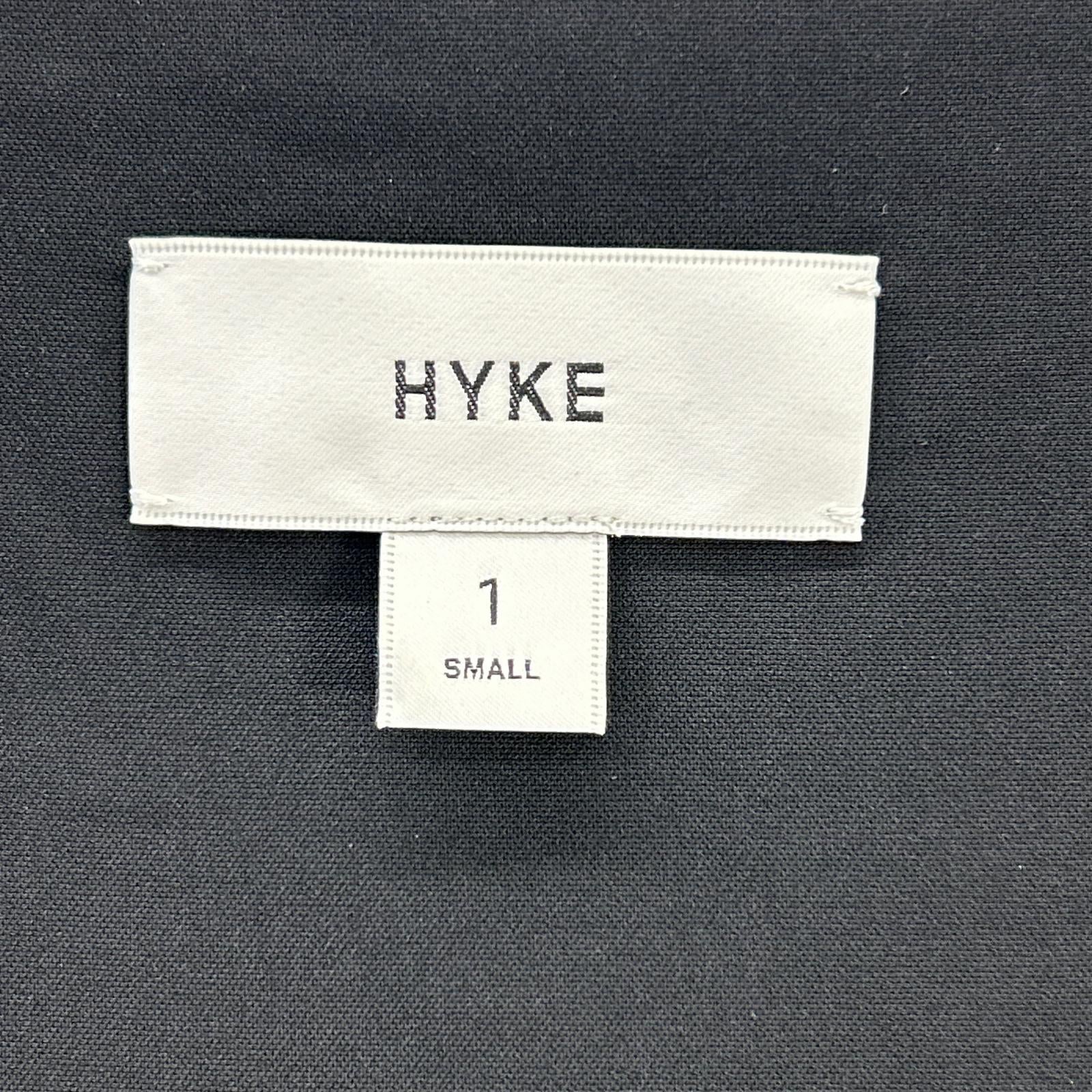 HYKE ハイク 23AW ブラック MAXI SHIRT DRESS ワンピース