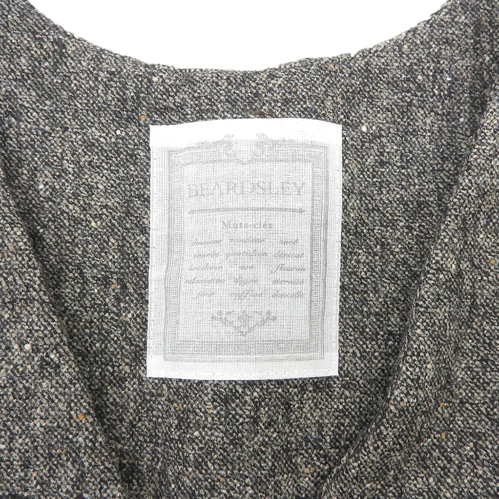 BEARDSLEY ビアズリー カラーネップ ジャンパースカート ワンピース レディース グレー系 1 ワンピース