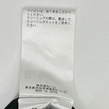Whim Gazette ウィムガゼット 25AW ホワイト×ブラック チェックフリンジスカート スカート