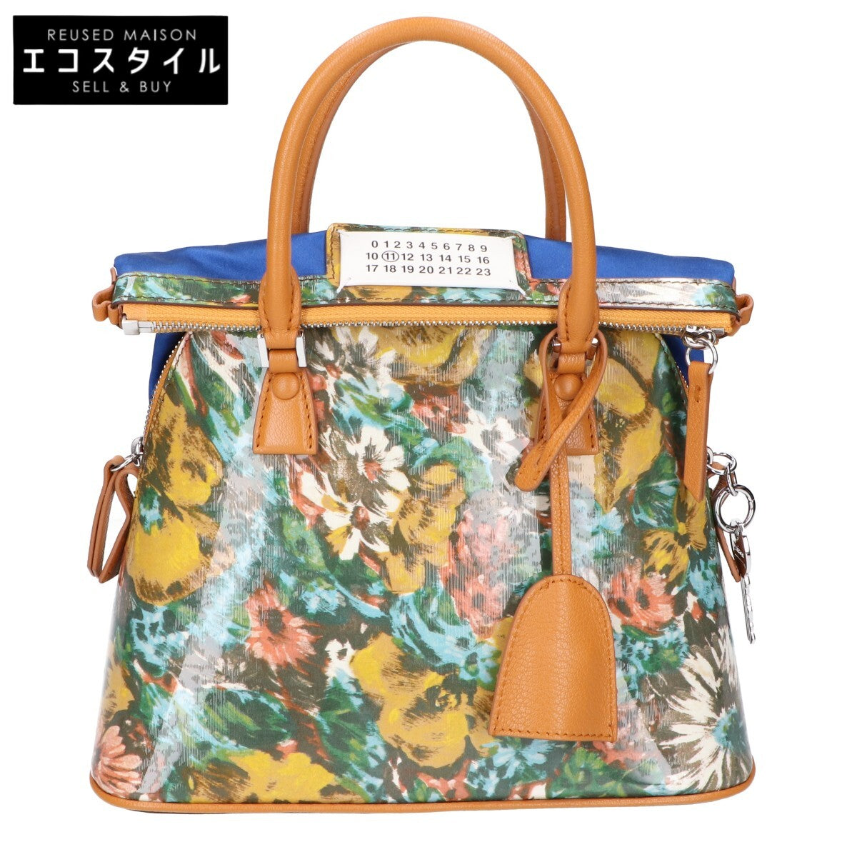 Maison margiela メゾンマルジェラ 新品同様 S56WG0082 24年 ゴブラン フラワー 5AC ミニ 2WAYショルダーバッグ ハンドバッグ