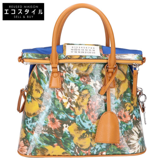Maison margiela メゾンマルジェラ 新品同様 S56WG0082 24年 ゴブラン フラワー 5AC ミニ 2WAYショルダーバッグ ハンドバッグ