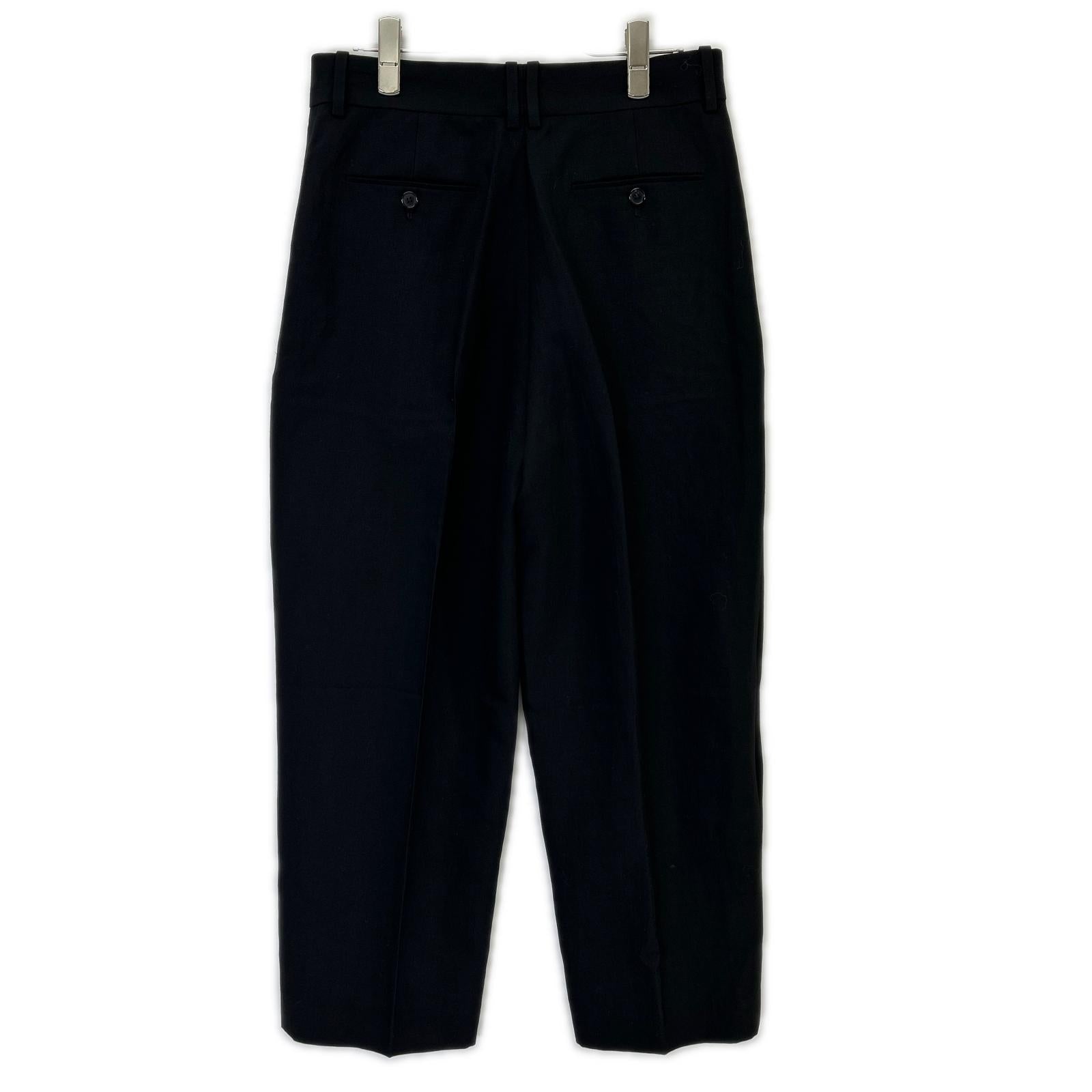 THE ROW ザ ロウ 【美品/国内正規】8719W3677 Lilas ハイライズ ワンタック スラックス ボトムス
