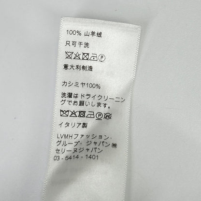 CELINE セリーヌ 2A52B384D ブルー カシミヤ100 エディ期 OPEN-COLLAR SWEATER オープンカラープルオーバーニット トップス
