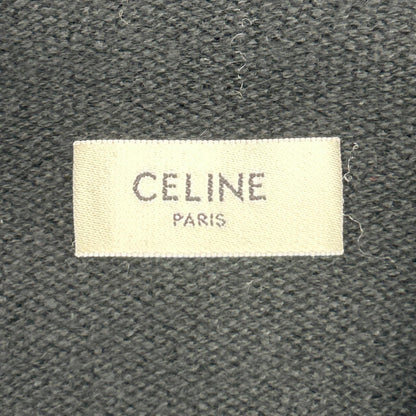 CELINE セリーヌ 【美品/国内正規】2A65L373N サルキー刺繍 カシミヤ100％ プルオーバー ニットパーカー トップス