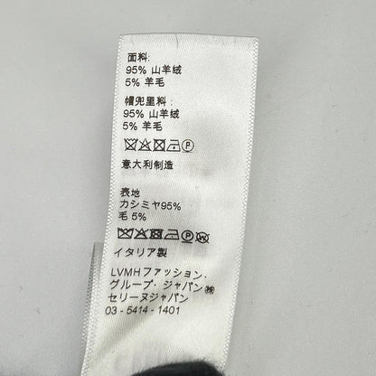 CELINE セリーヌ 【美品/国内正規】2A65L373N サルキー刺繍 カシミヤ100％ プルオーバー ニットパーカー トップス