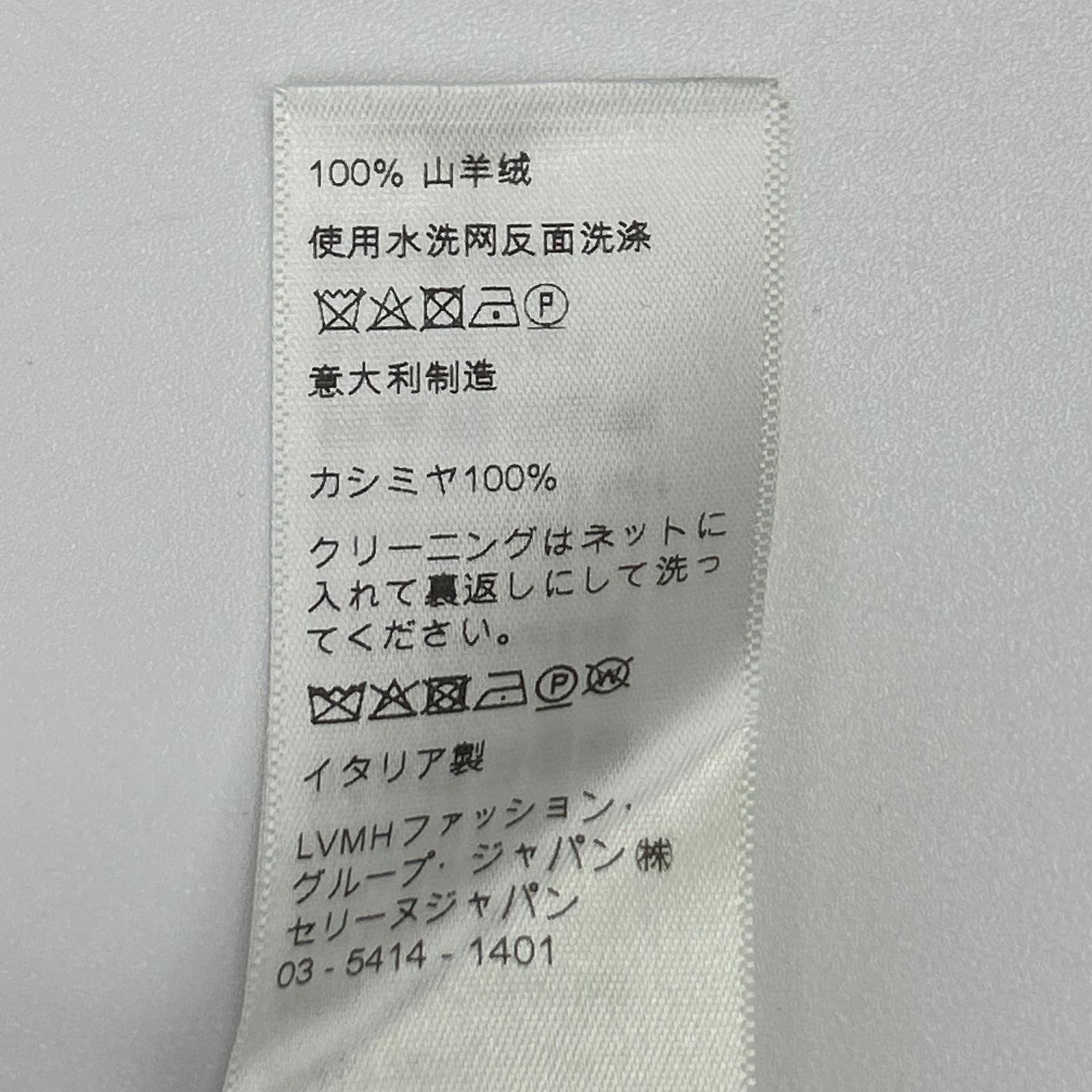 CELINE セリーヌ 【美品/国内正規】2A88T2070 サルキー刺繍 カシミヤ100％ タートルネック ショート丈ニットセーター トップス