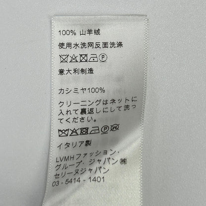 CELINE セリーヌ 【美品/国内正規】2A88T2070 サルキー刺繍 カシミヤ100％ タートルネック ショート丈ニットセーター トップス