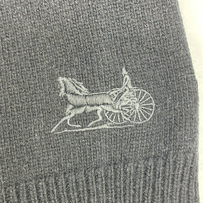 CELINE セリーヌ 【美品/国内正規】2A88T2070 サルキー刺繍 カシミヤ100％ タートルネック ショート丈ニットセーター トップス
