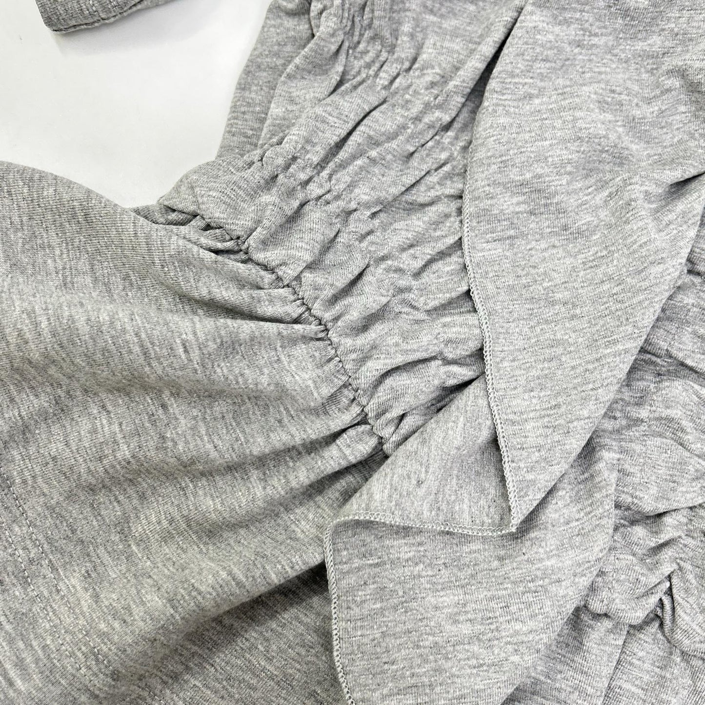 Cecilie Bahnsen セシリーバンセン 25SS 424RTW11002 グレー ACE TOP デザインギャザーTシャツ トップス