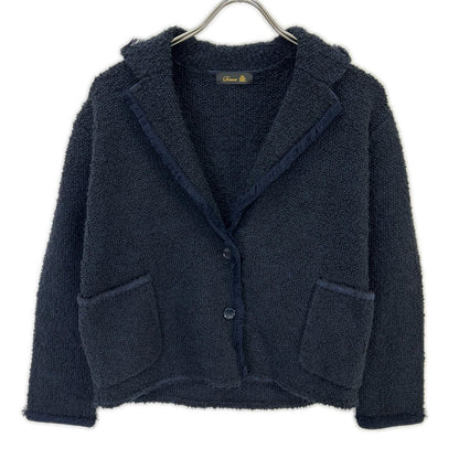 DRAWER ドゥロワー 6515-199-0599 RESORT2 3G フリンジ ニット ジャケット ジャケット