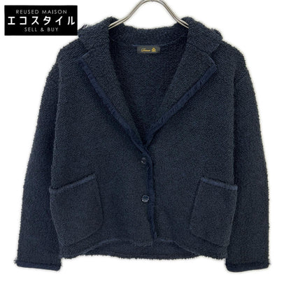 DRAWER ドゥロワー 6515-199-0599 RESORT2 3G フリンジ ニット ジャケット ジャケット