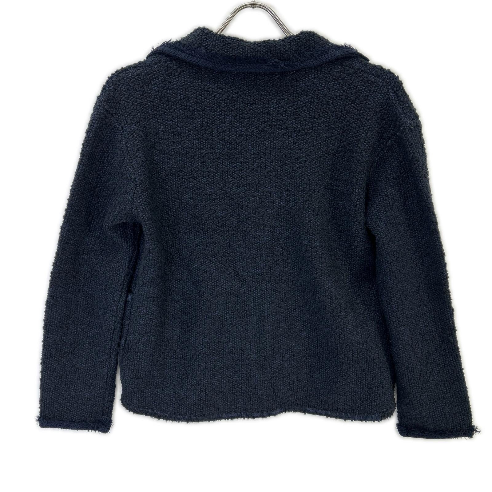 DRAWER ドゥロワー 6515-199-0599 RESORT2 3G フリンジ ニット ジャケット ジャケット