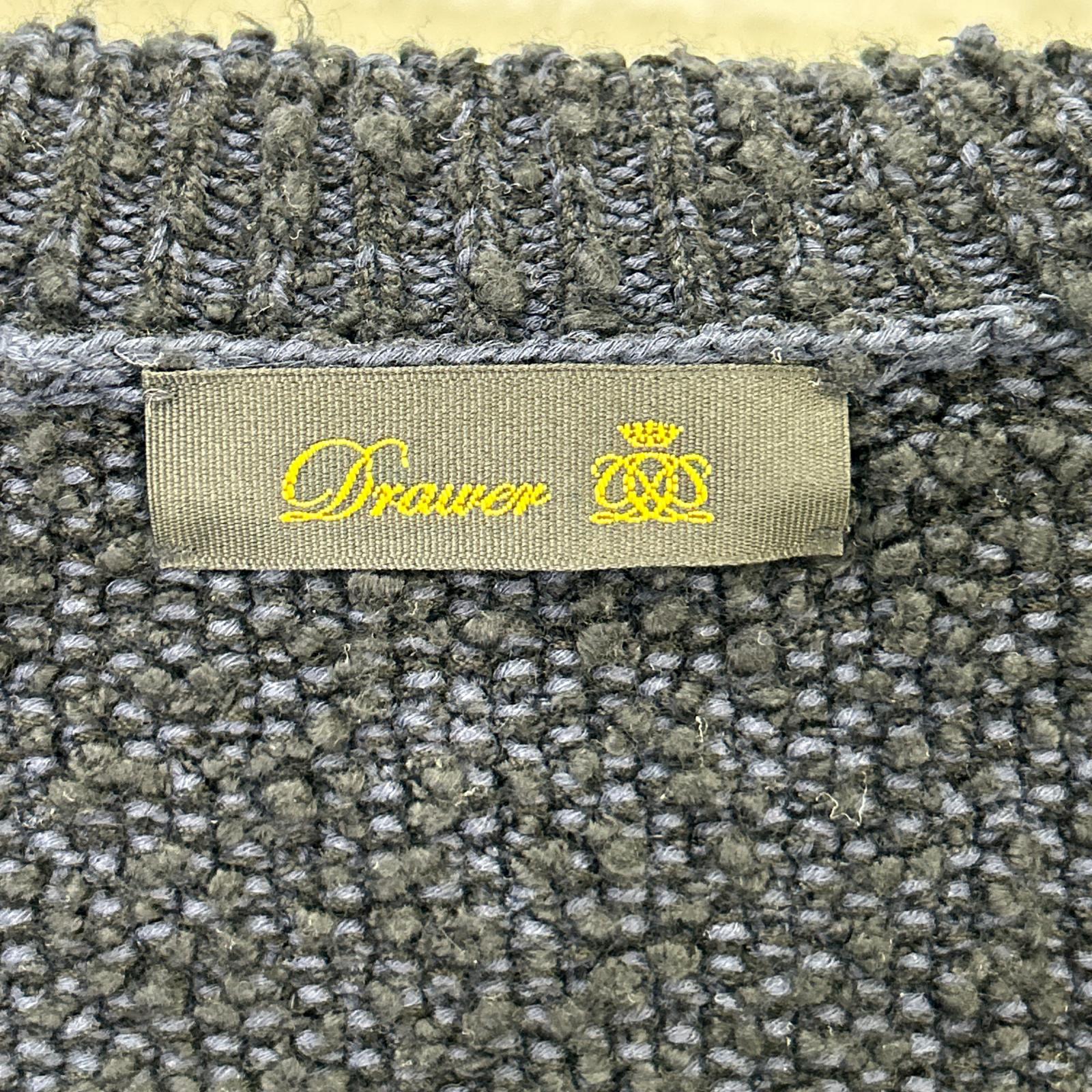 DRAWER ドゥロワー 6515-199-0599 RESORT2 3G フリンジ ニット ジャケット ジャケット