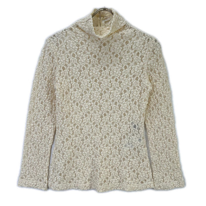 Chloe クロエ 【国内正規/24SS】HT0541011538 レース ハイネック ストレッチ トップス トップス