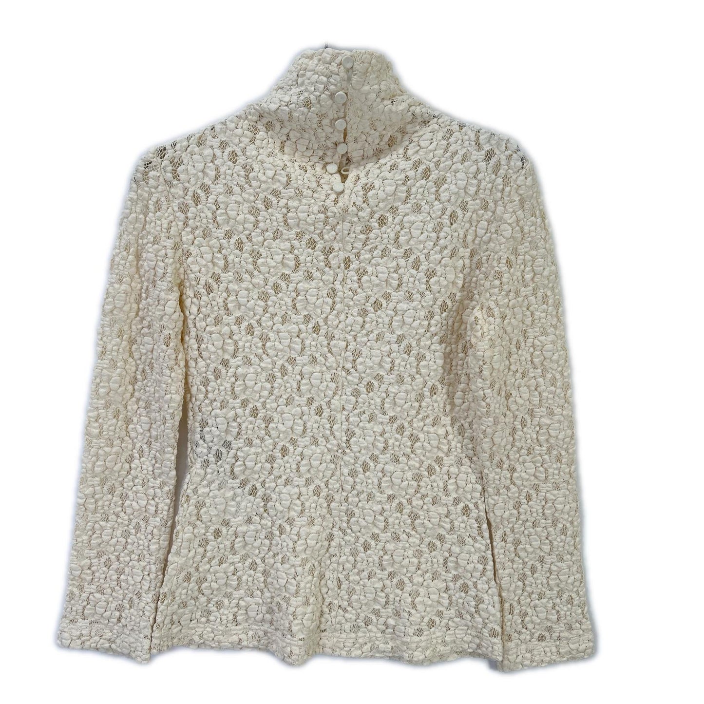 Chloe クロエ 【国内正規/24SS】HT0541011538 レース ハイネック ストレッチ トップス トップス