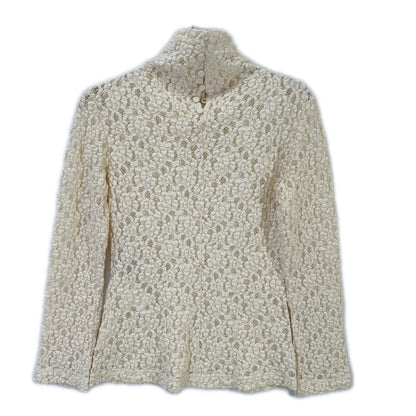 Chloe クロエ 【国内正規/24SS】HT0541011538 レース ハイネック ストレッチ トップス トップス