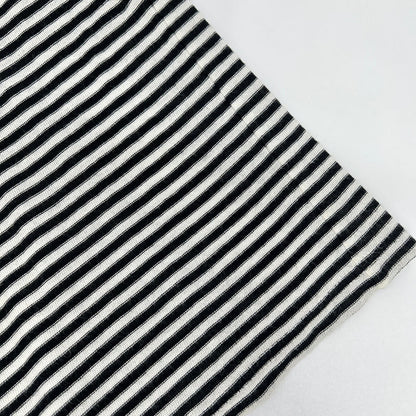 SAINT LAURENT PARIS 【Official domestic item】512444 striped logo short-sleeve T-shirt top