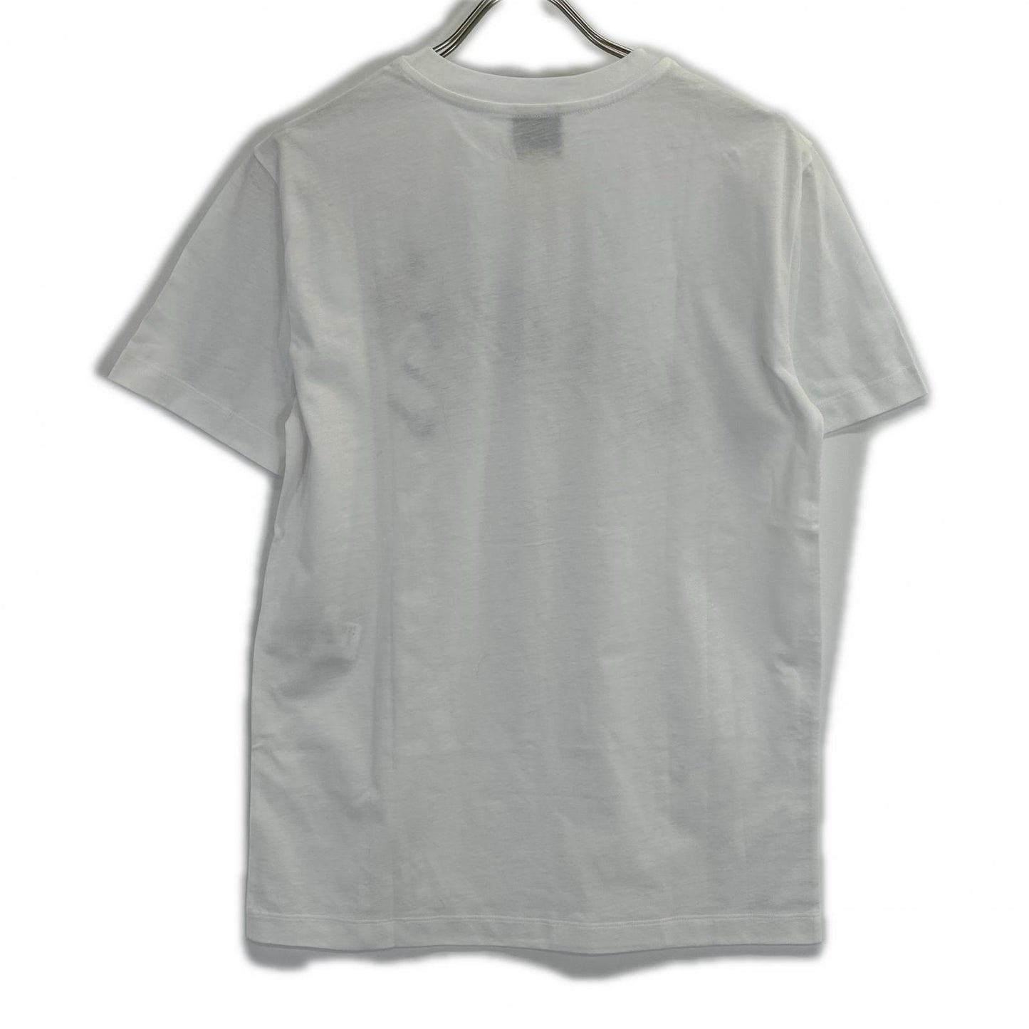 PATOU パトゥ JE0889999001W ホワイト オーガニックコットン製フローラルパトゥカーブロゴTシャツ トップス