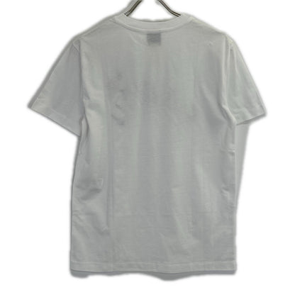 PATOU パトゥ JE0889999001W ホワイト オーガニックコットン製フローラルパトゥカーブロゴTシャツ トップス