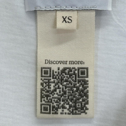 PATOU パトゥ JE0889999001W ホワイト オーガニックコットン製フローラルパトゥカーブロゴTシャツ トップス