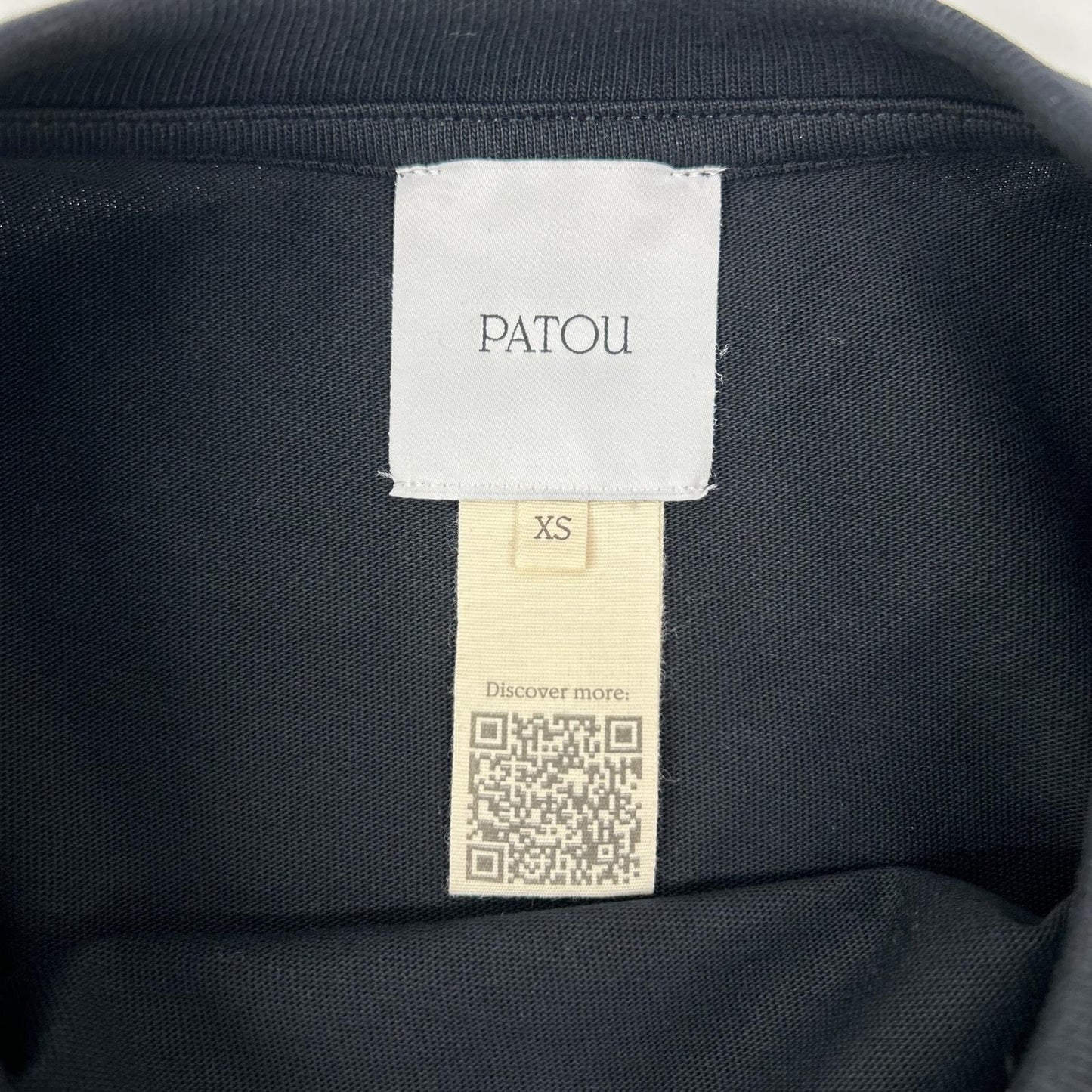 PATOU パトゥ 【美品/国内正規】JE1259990999B オーガニックコットン エンブロイダリーパトゥ 半袖Tシャツ トップス