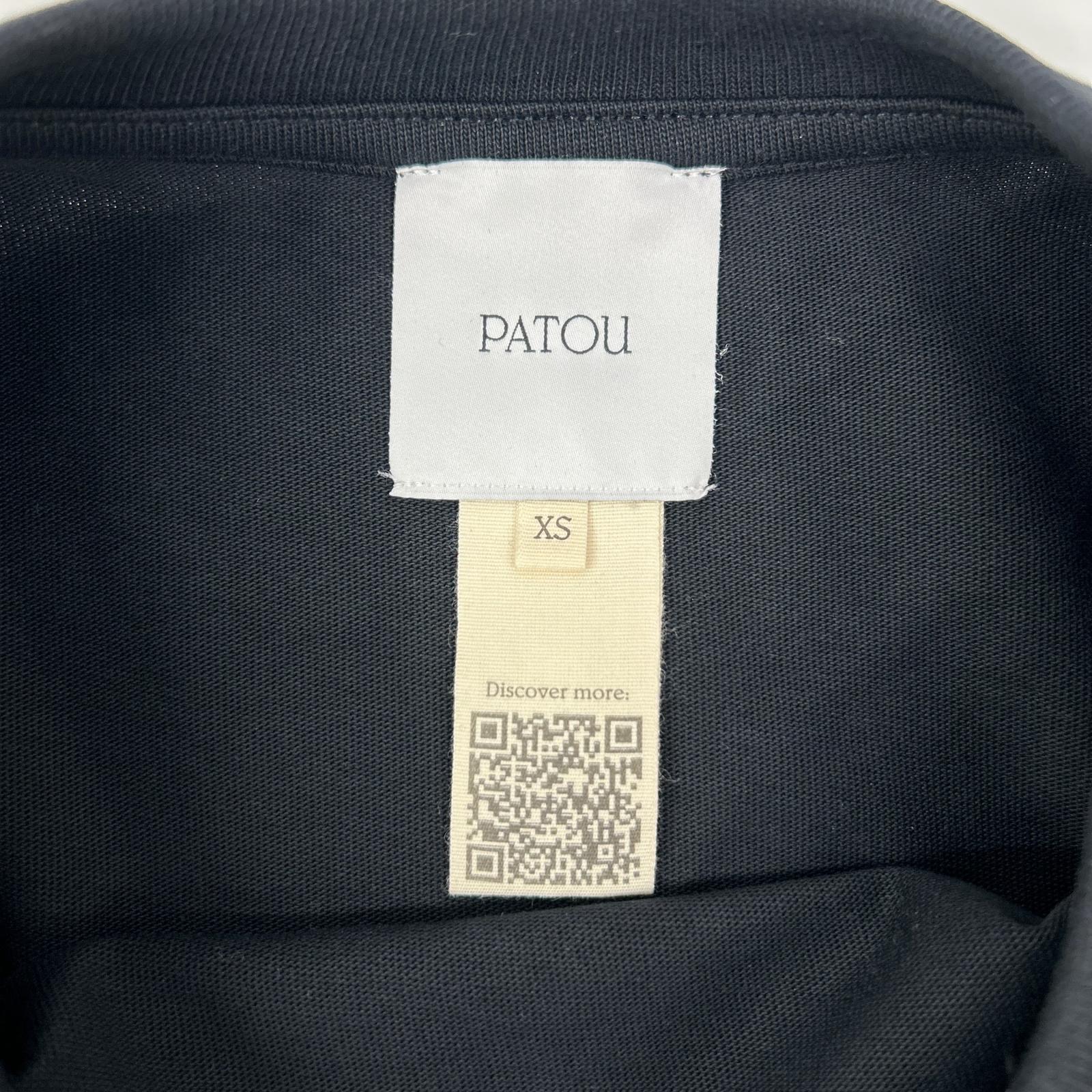 PATOU パトゥ 【美品/国内正規】JE1259990999B オーガニックコットン エンブロイダリーパトゥ 半袖Tシャツ トップス