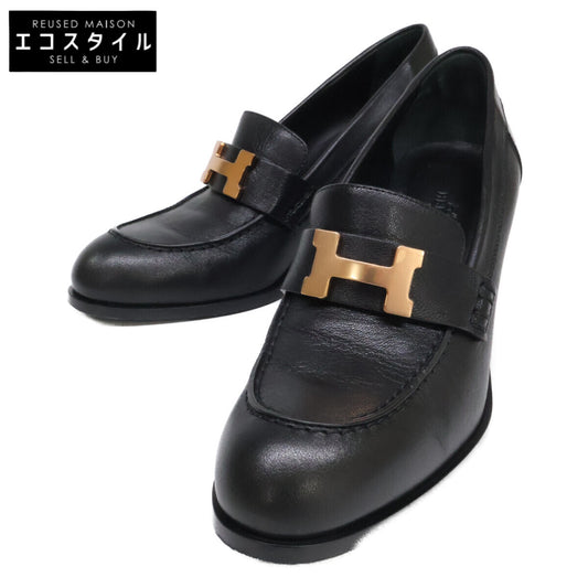 HERMES エルメス DAUPHINE 70/ドーフィン コンスタンスバックル ローファー シューズ