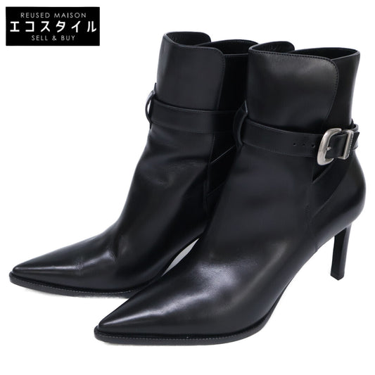 CELINE セリーヌ 【美品】Verneuil ベルヌイユ ストラップ ヒールブーツ シューズ