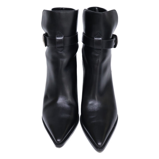 CELINE セリーヌ 【美品】Verneuil ベルヌイユ ストラップ ヒールブーツ シューズ