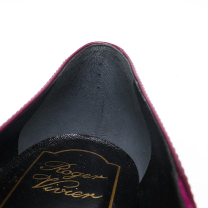 RogerVivier ロジェヴィヴィエ 【美品】スエード/パテント スクエアトゥ パンプス シューズ