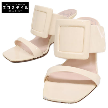 RogerVivier ロジェヴィヴィエ パテントレザー ウェッジソール ミュール シューズ